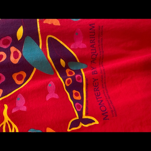 ❌SOLD❌Vintage 1989 - Whale Single Stitch Shirt - Picture 4 of 4